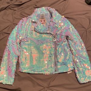Disney Store Elsa Frozen Sequin Jacket - gorgeous!
